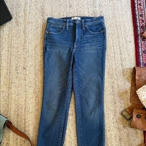 Madewell Women's Skinny Jeans in Deep Blue